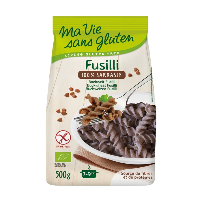 100% BIO-Buchweizen-Fusilli 500 G