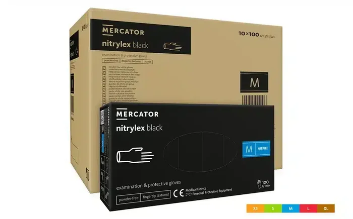 10×100 nitrylex black Nitrilhandschuhe schwarz