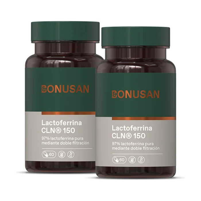 2x Lactoferrin-Packung 2×60 Kapseln (150mg)
