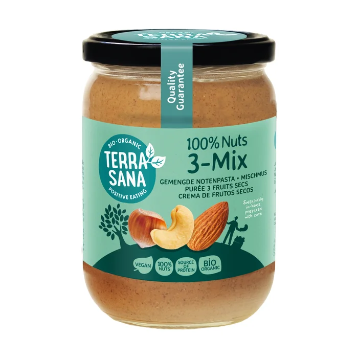 3-Nusscreme mischen (ohne Erdnüsse) 500 G Sahne