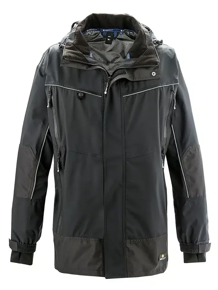 4PROTECT Wetterschutz-Jacke PHILLY | schwarz