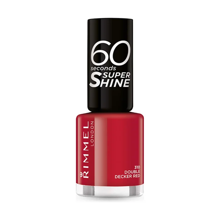 60 Sekunden Super Shine Nagellack # 310-Doppeldecker rot 8 ml