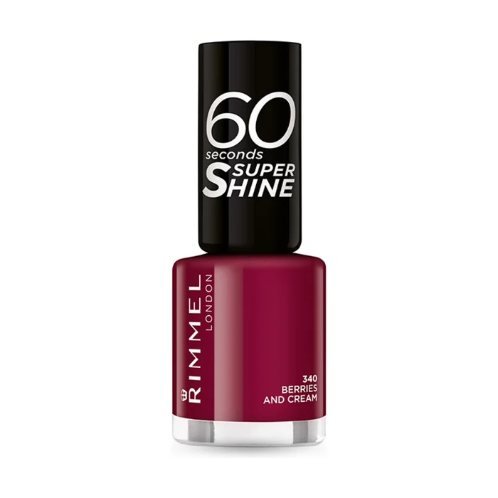 60 Sekunden Super Shine Nagellack # 340-Beeren und Sahne 8 ml