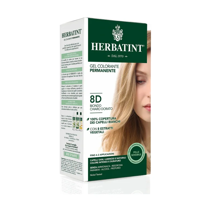 8D Hellgoldener blonder Farbstoff 150 ml