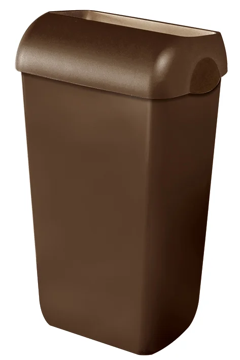 Abfalleimer braun 23 Liter Kunststoff