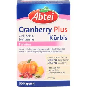 ABTEI Kürbis Plus Cranberry Kapseln 30 St
