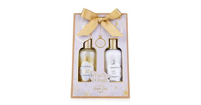 Accentra Winter Magic Frosted Vanilla Bath Set