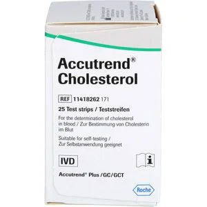 ACCUTREND Cholesterol Teststreifen 25 St