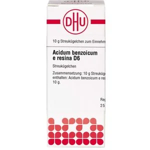 ACIDUM BENZOICUM E.Res. D 6 Globuli 10 g