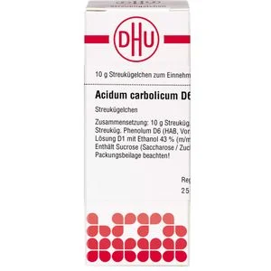 ACIDUM CARBOLICUM D 6 Globuli 10 g