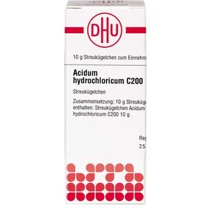 ACIDUM HYDROCHLORICUM C 200 Globuli 10 g