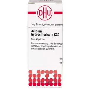 ACIDUM HYDROCHLORICUM C 30 Globuli 10 g