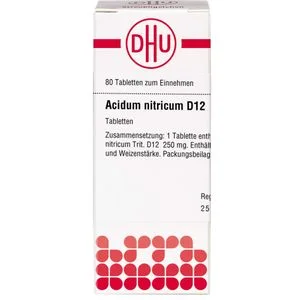 ACIDUM NITRICUM D 12 Tabletten 80 St