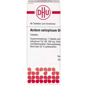 ACIDUM SALICYLICUM D 6 Tabletten 80 St