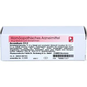 ACONITUM D 12 Globuli 10 g