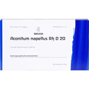 ACONITUM NAPELLUS Rh D 20 Ampullen 8X1 ml