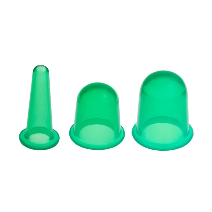 AFH Schröpfkopf aus Silikon Premium | Set grün