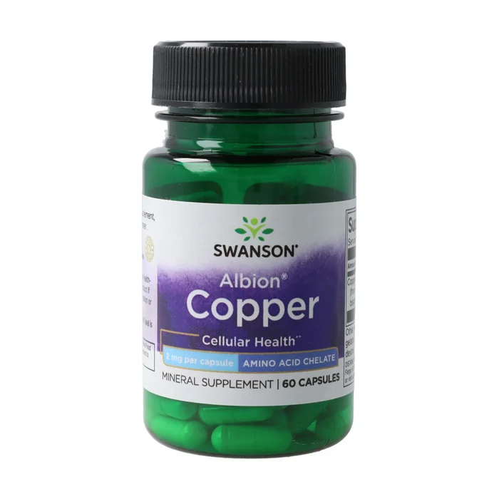 Albion Chelated Copper, 2 mg 60 Kapseln