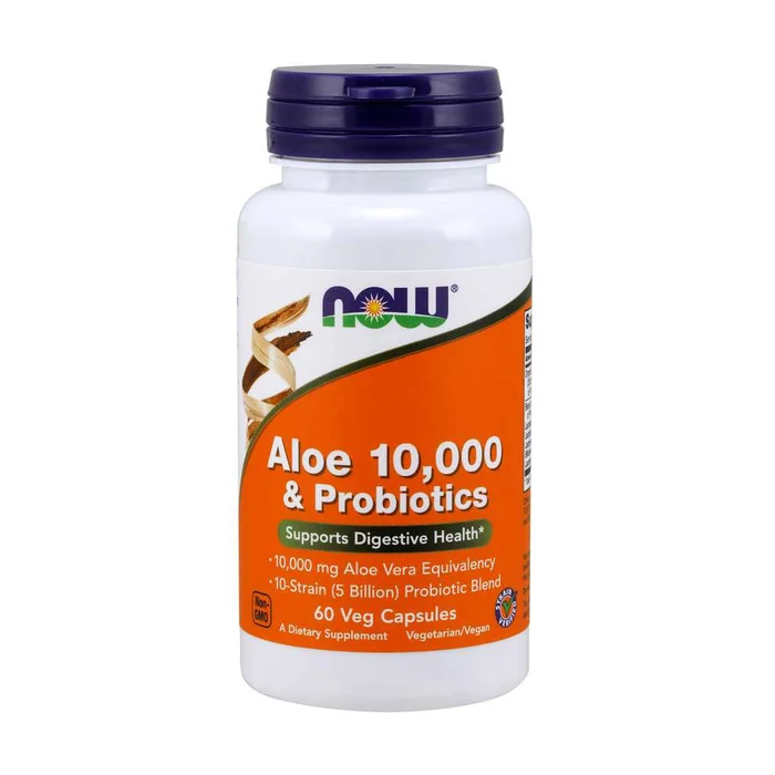 Aloe 10.000 und Probiotika 60 Gemüsekapseln