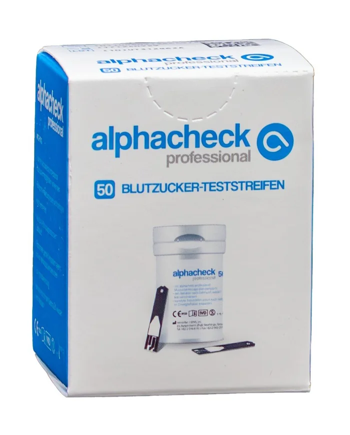Alphacheck professional Blutzuckerteststreifen