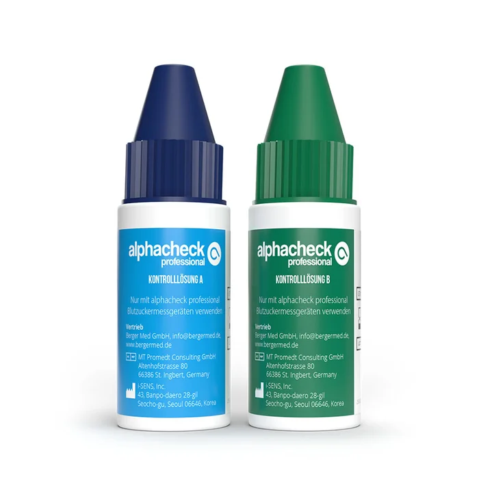 alphacheck professional Kontroll-Lösung A+B 2 x 4 ml