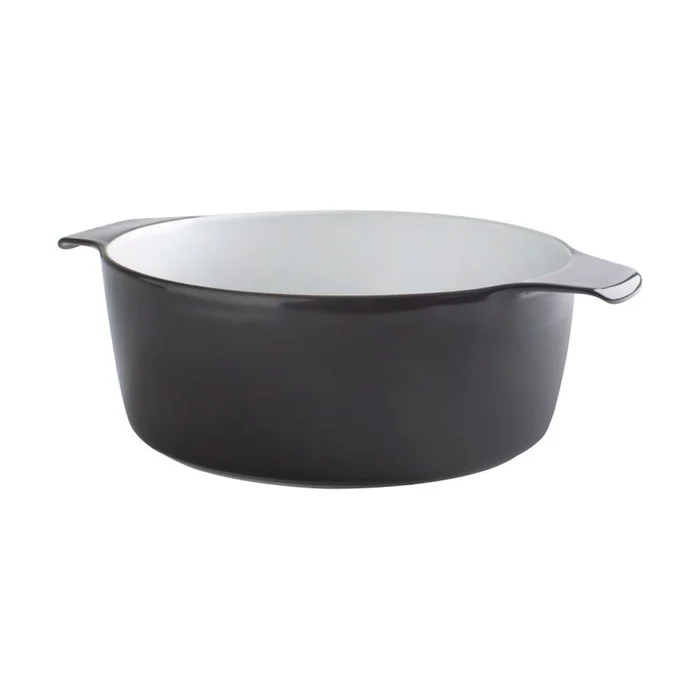 Anthrazit Porzellantopf 20 cm, 2 l (2g) 1 Einheit