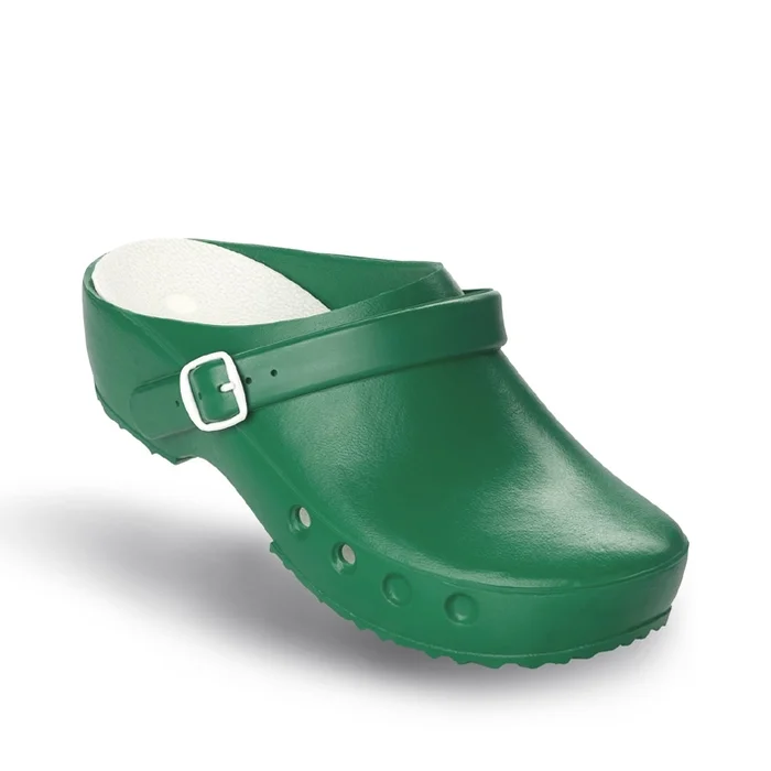 antist. ChiroClogs Classic mit Fersenriemen grün, Gr. 36