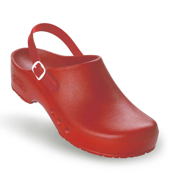 antist. ChiroClogs Special mit Fersenriemen rot, Gr. 36