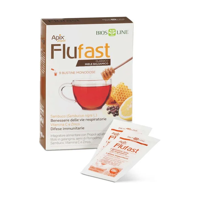 Apix-flufast-Immunsystem 9 Umschläge (Honig)