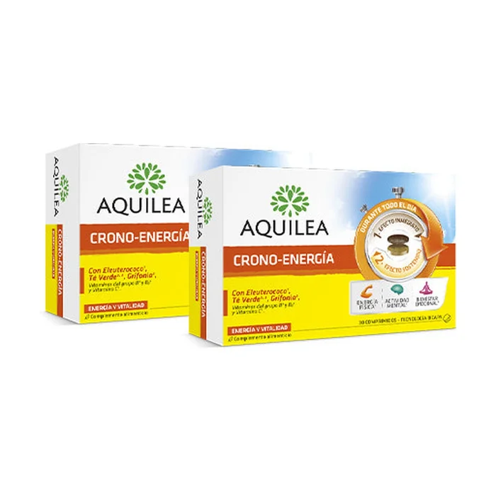 Aquilea Chrono-Energiepaket 2 Einheiten von 30 Tabletten