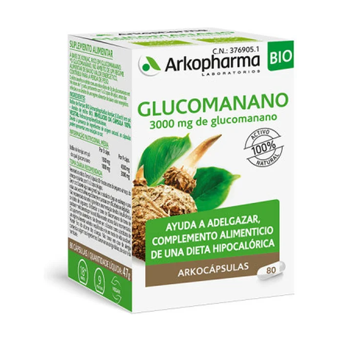 Arkokapseln Glucomannan 80 Kapseln