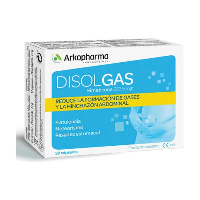 Arkopharma Disolgas 32 Kapseln