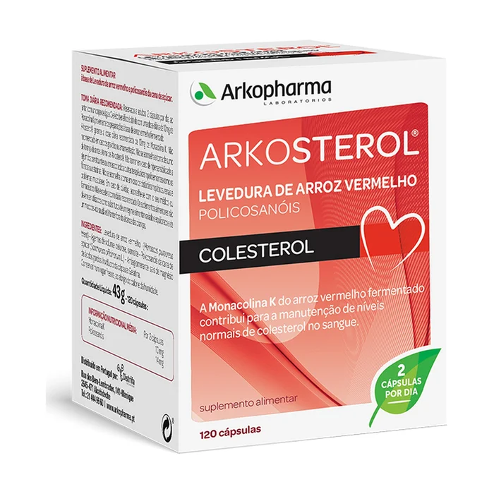Arkosterol Roter Hefereis 120 Kapseln