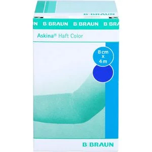 ASKINA Haftbinde Color 8 cmx4 m blau 1 St