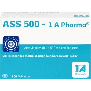 ASS 500 1A Pharma Tabletten 100 St