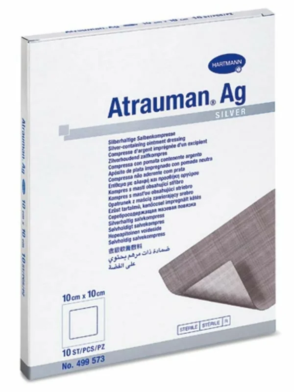 Atrauman Ag Steril 10X10Cm – (10 St) – PZN 02813807