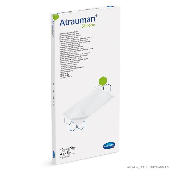 Atrauman Silicone Wundkontaktschicht steril, 10 x 20 cm (10 Stck.)
