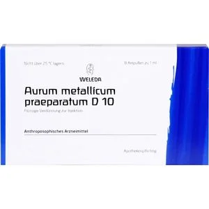 AURUM METALLICUM PRAEP. D 10 Ampullen 8 St