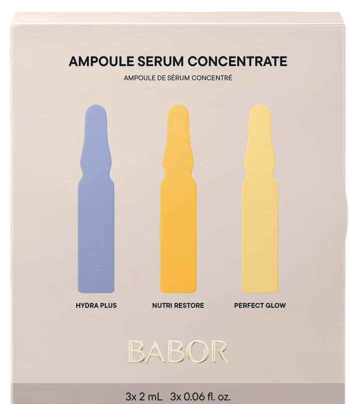 BABOR 3-er Ampullenset Hydra, Nutri, Perfect Glow