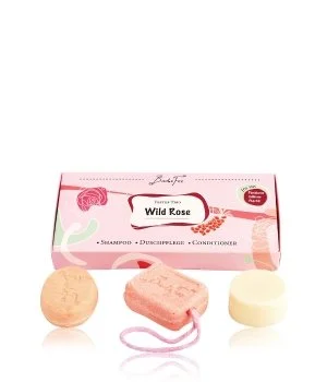 BadeFee Feste Pflege Set Wild Rose Haarpflegeset