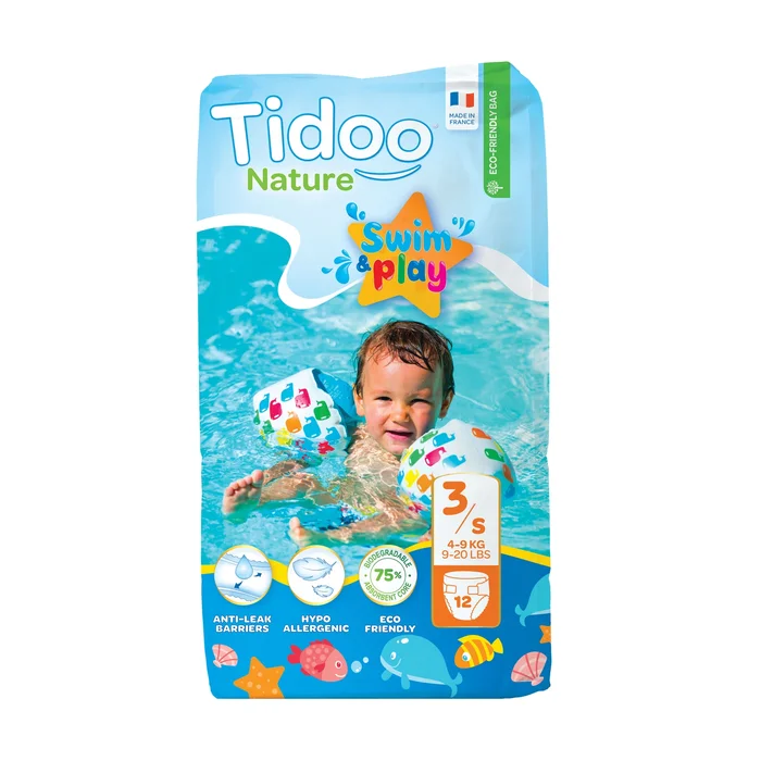 Badewindeln T3 S (4-9 kg) 12 Einheiten