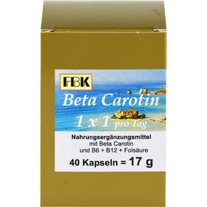 BETA CAROTIN 1×1 pro Tag Kapseln 40 St