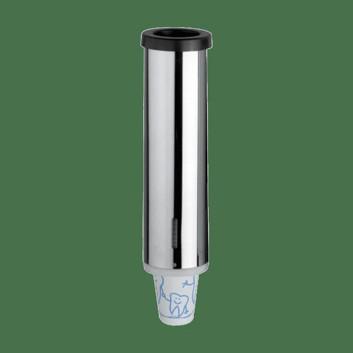 Beycodent Becherspender für Mundspülbecher Metallic
