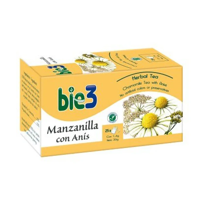 Bie3 Kamille mit Anis 25 Infusionsbeutel