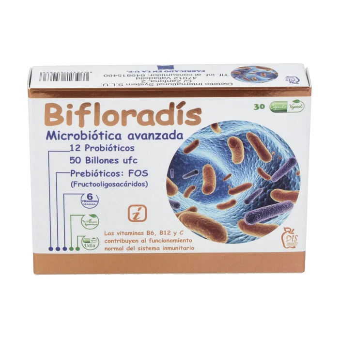 Bifloradis Wohlbefinden der Darmflora 30 Gemüsekapseln