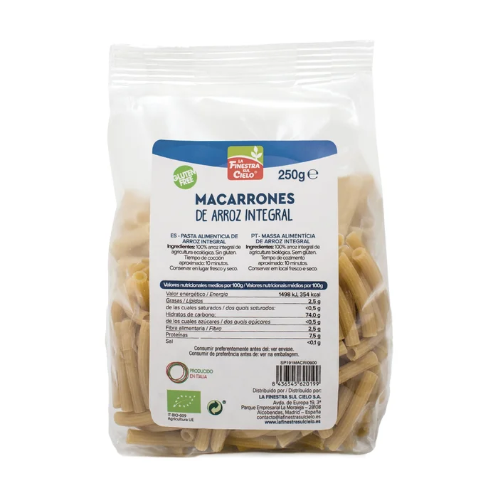 Bio Brown Rice Makkaroni 250 G