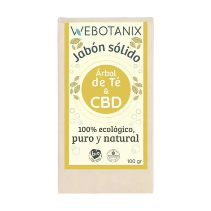 Bio-CBD- und Teebaum-Festseife 100 G