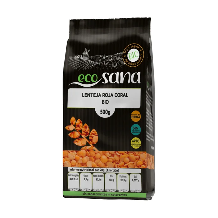 Bio Coral Red Lentil 500 G