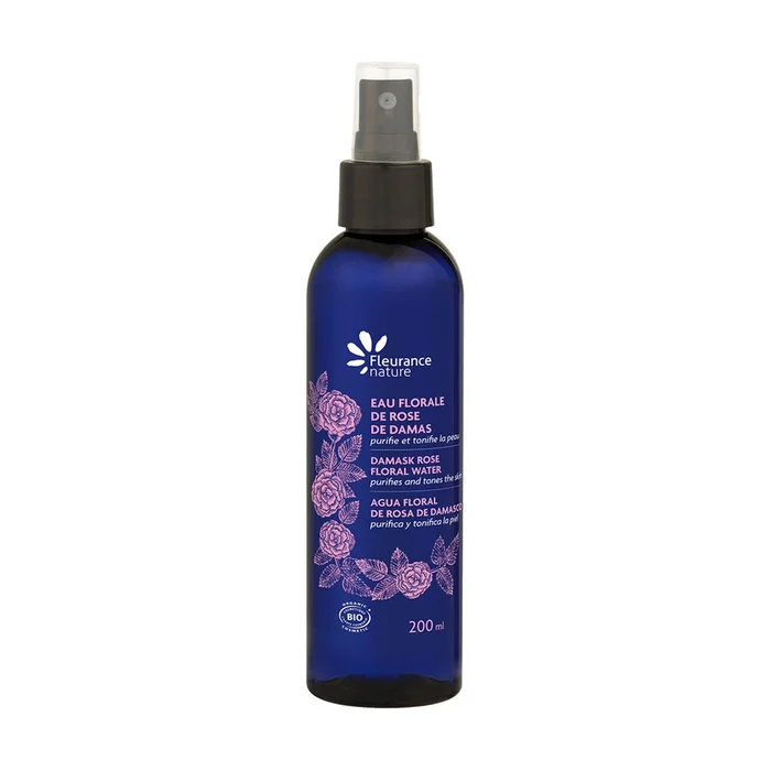 Bio Damast Rose Blumenwasser 200 ml
