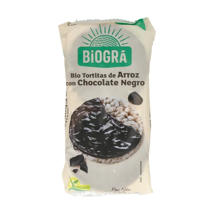 Bio dunkle Schokoladenreiskuchen 100 G